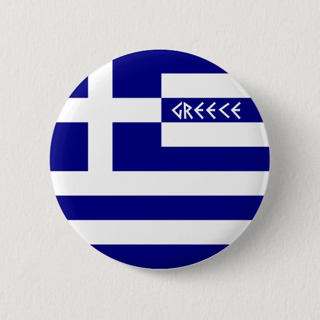 Chapa Redonda De 5 Cm Grecia (Anverso)
