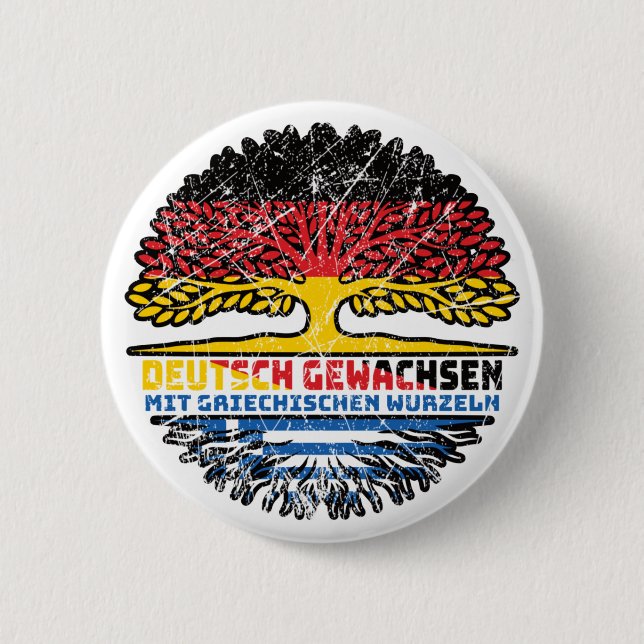 Chapa Redonda De 5 Cm Griechisch Deutsch (Anverso)