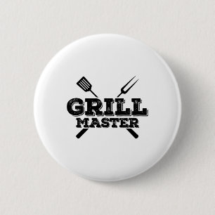 Chapa Redonda De 5 Cm Grill Master Grilling Byrbecue Bbq Smoker Graphic