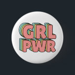 Chapa Redonda De 5 Cm GRL PWR Pastel<br><div class="desc">¡GRL PWR!</div>