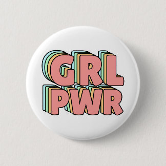 Chapa Redonda De 5 Cm GRL PWR Pastel