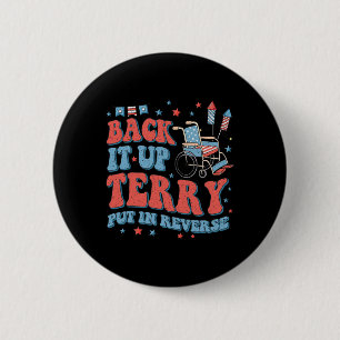 Chapa Redonda De 5 Cm Groovy Byck Up Terry Ponlo En Reversa Firework 4t