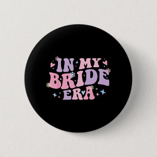 Chapa Redonda De 5 Cm Groovy En Mi Era De Novias Para Mujeres Con Licenc