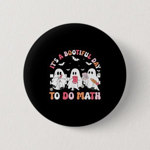Chapa Redonda De 5 Cm Groovy Es Un Día Fabuloso Para Hacer Math Spooky M