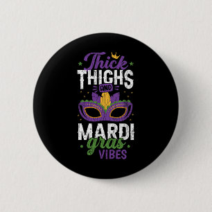 Chapa Redonda De 5 Cm Grosso peso Mardi Gras vibes New Orleans Fiesta Gr