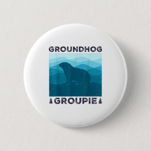 Chapa Redonda De 5 Cm Groupie de marmota Retro Vintage 60s 70s 80s hombr