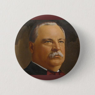 Chapa Redonda De 5 Cm Grover Cleveland 22 y 24