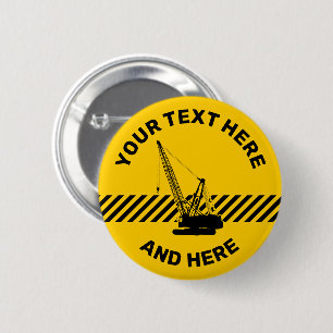 Chapa Redonda De 5 Cm Grúa de construcción