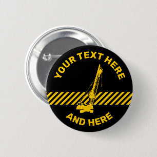 Chapa Redonda De 5 Cm Grúa de construcción