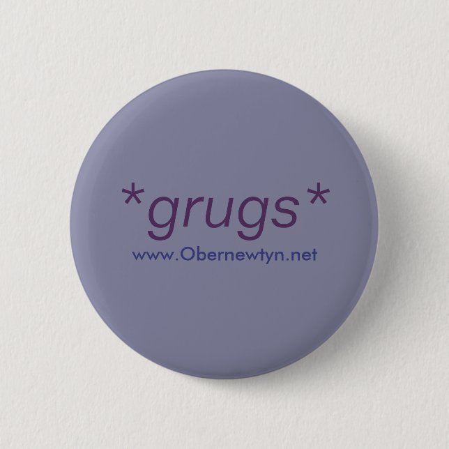 Chapa Redonda De 5 Cm *grugs* (Anverso)