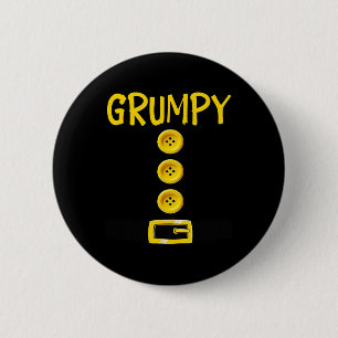 Chapa Redonda De 5 Cm Grum Grumpy Dwarf Halloween Costume de color