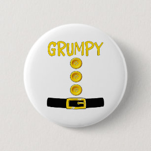 Chapa Redonda De 5 Cm Grum Grumpy Dwarf Halloween Costume de color