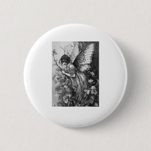 Chapa Redonda De 5 Cm Grunge de hadas Goblincore Cottagecore Fairycore C