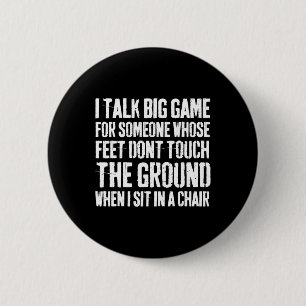 Chapa Redonda De 5 Cm Grunge Hablo De Gran Juego Para Alguien Cuyo Pies