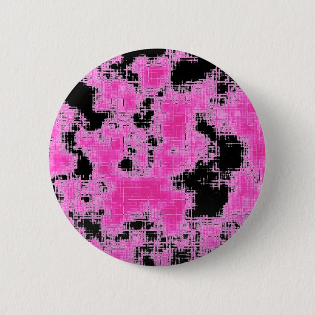 Chapa Redonda De 5 Cm Grunge rosado (Anverso)