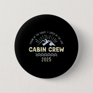 Chapa Redonda De 5 Cm Grupo de amigos de cabinas de la familia Cabin 202