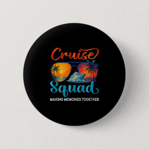 Chapa Redonda De 5 Cm Grupo de Crucero 2025 Amigos Familia Vacaciones Co