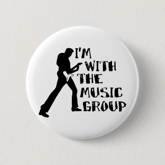 Chapa Redonda De 5 Cm Grupo de la música
