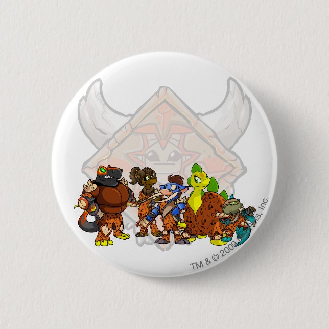 Chapa Redonda De 5 Cm Grupo de Tyrannia del equipo (Anverso)