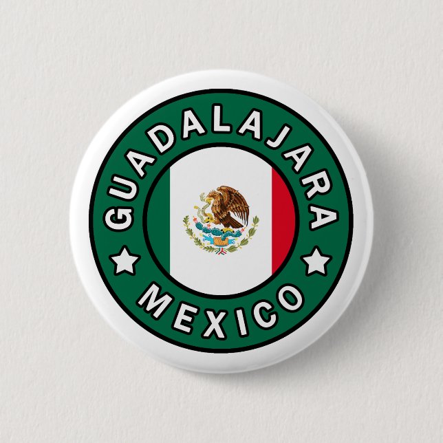 Chapa Redonda De 5 Cm Guadalajara México (Anverso)