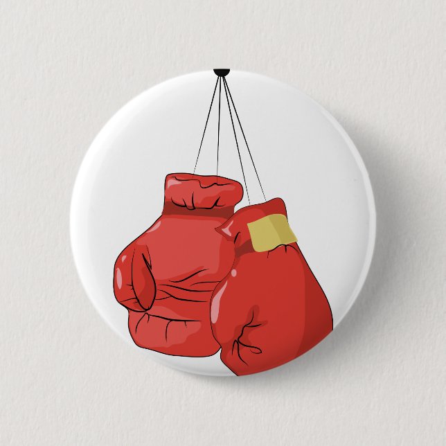 Chapa Redonda De 5 Cm Guantes de boxeo (Anverso)