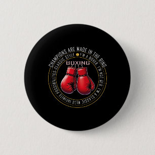 Chapa Redonda De 5 Cm Guantes De Boxeo Retro Regalos De Amor Para Boxead