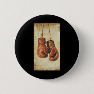 Chapa Redonda De 5 Cm Guantes de boxeo Sport Boxer Prompt Vintage Mma 1
