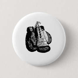 Chapa Redonda De 5 Cm Guantes de boxeo Vintage