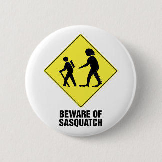 Chapa Redonda De 5 Cm Guárdese de Sasquatch