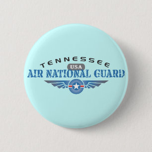 Chapa Redonda De 5 Cm Guardia Nacional del Aire de Tennessee