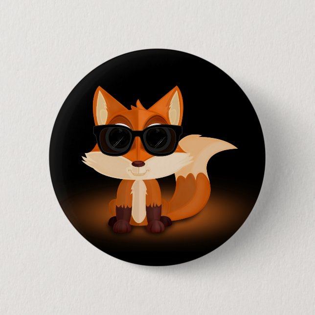 Chapa Redonda De 5 Cm Guay Fox (Anverso)