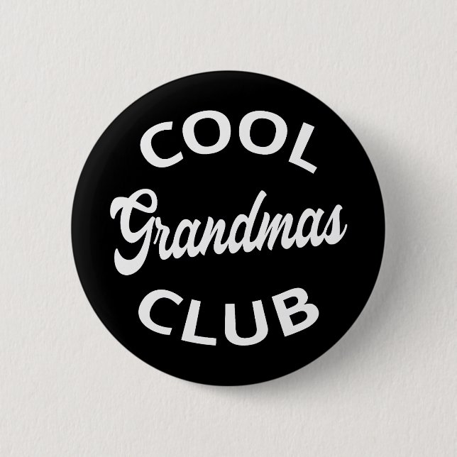 Chapa Redonda De 5 Cm Guay Grandmas Club I (Anverso)