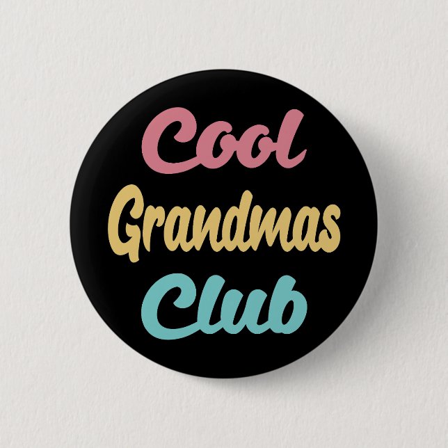 Chapa Redonda De 5 Cm Guay Grandmas Club II (Anverso)