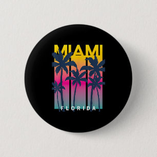 Chapa Redonda De 5 Cm Guay Miami Florida Tees de diseño gráfico, me enca