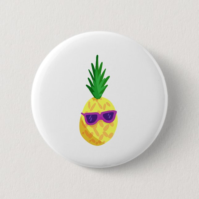 Chapa Redonda De 5 Cm Guay Pineapple (Anverso)