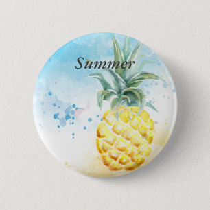 Chapa Redonda De 5 Cm Guay Pineapple Summer