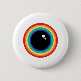 Chapa Redonda De 5 Cm Guay Rainbow Eyeball