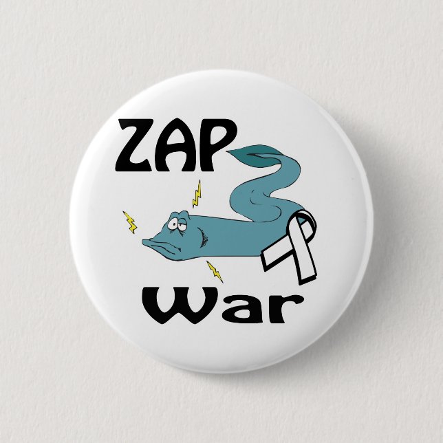 Chapa Redonda De 5 Cm Guerra ZAP (Anverso)
