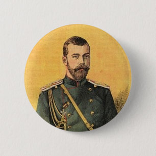 Chapa Redonda De 5 Cm Guerre Russo-Japonaise vol. 01 - zar Nicholas 001