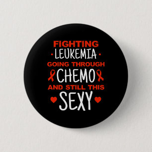 Chapa Redonda De 5 Cm Guerrero contra Leukemi