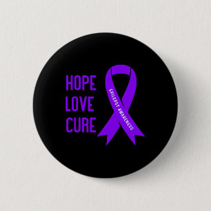 Chapa Redonda De 5 Cm Guerrero de Epilepsia - Conciencia sobre la epilep