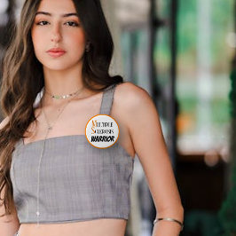 Chapa Redonda De 5 Cm Guerrero de esclerosis múltiple