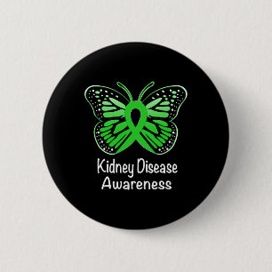 Chapa Redonda De 5 Cm Guerrero de sensibilización sobre la enfermedad re