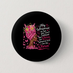 Chapa Redonda De 5 Cm Guerrero del cáncer de mama Cinta rosa I m the Sto