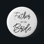 Chapa Redonda De 5 Cm Guión de pincel moderno padre del Fiesta de novia<br><div class="desc">Diseño moderno y elegante impreso Brush Script Heart Father of The Bride Bridal Shower Fiesta botón que se puede personalizar con tu texto. Haga clic en el botón "Personalizar" y utilice nuestra herramienta de diseño para modificar esta plantilla. Visita la tienda de Diseño de Arte Gráfico para ver otros productos...</div>