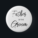Chapa Redonda De 5 Cm Guión de pincel moderno padre del Fiesta Groom<br><div class="desc">Diseño moderno y elegante impreso Pincel Script padre del botón Fiesta Groom Bridal Shower que se puede personalizar con tu texto. Haga clic en el botón "Personalizar" y utilice nuestra herramienta de diseño para modificar esta plantilla. Visita la tienda de Diseño de Arte Gráfico para ver otros productos que coincidan...</div>