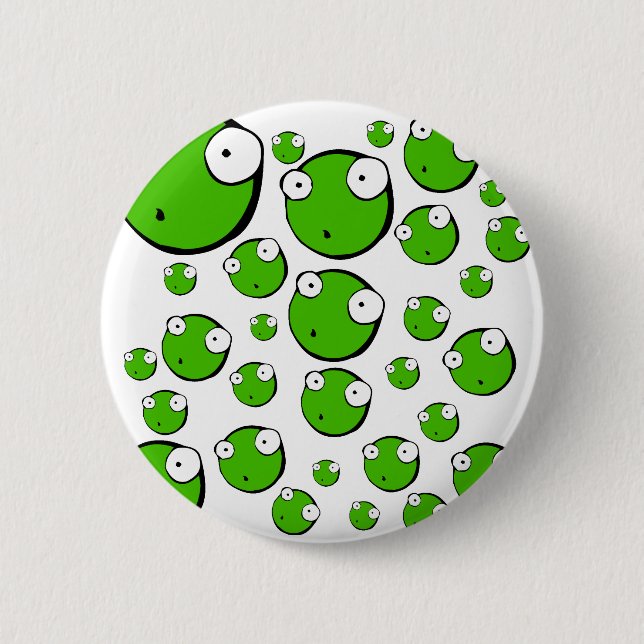 Chapa Redonda De 5 Cm Guisantes (Anverso)