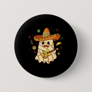 Chapa Redonda De 5 Cm Guitarra Fantasma Mexicana Conchas Pan Dulce