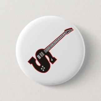 Chapa Redonda De 5 Cm Guitarra S