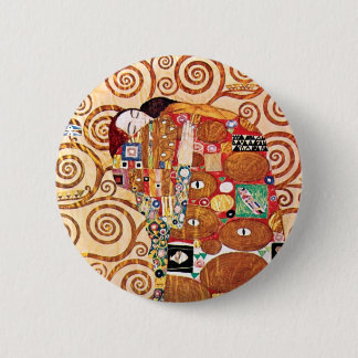 Chapa Redonda De 5 Cm Gustav Klimt - El abrazo - Pintura Bella Artes